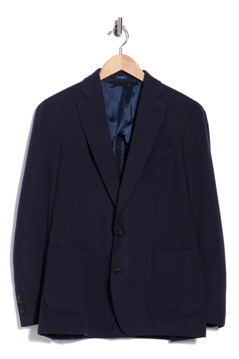 Gables Cashmere Knit Soft Jacket, Main, color, NAVY