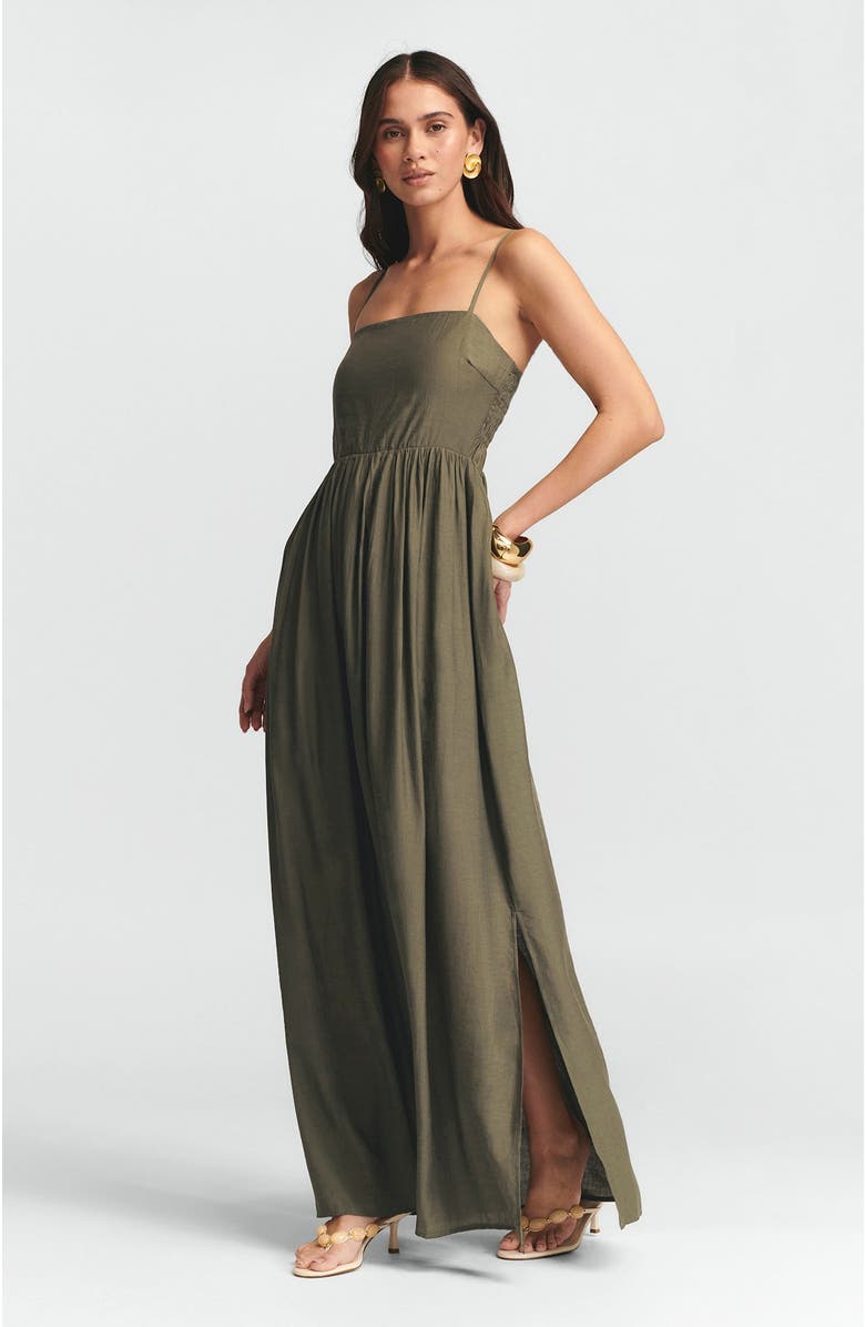 ST MRLO Lanah Maxi Dress, Alternate, color, Palm Leaf