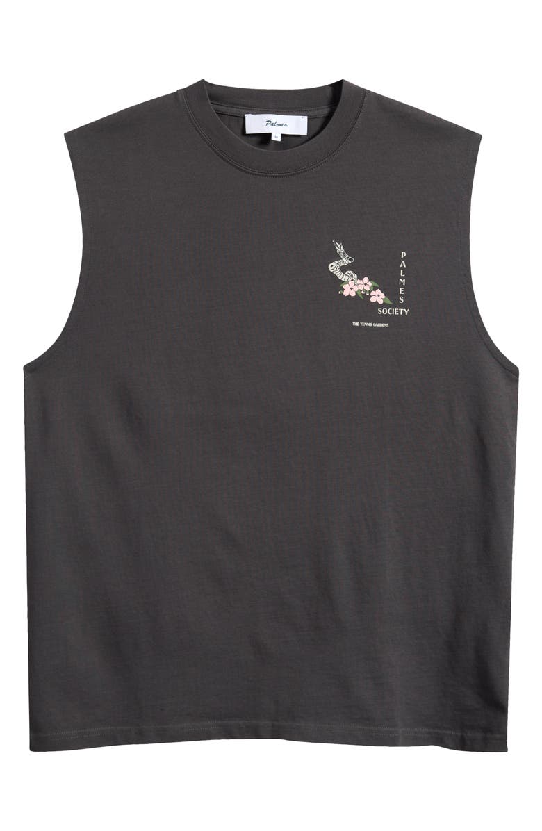 PALMES Ramus Graphic Tank, Main, color, Charcoal