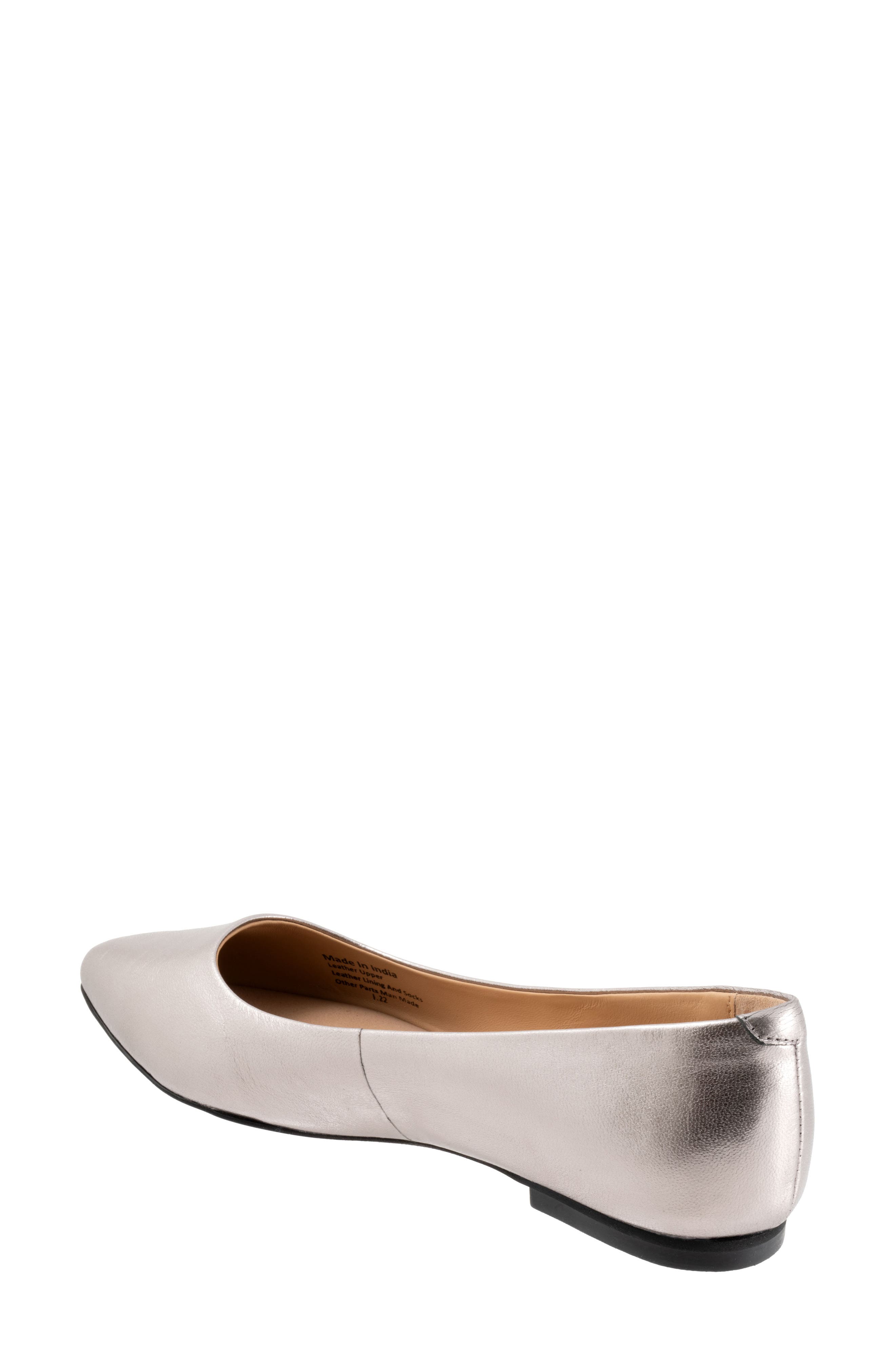 Estee Ballet Flat, Alternate, color, PEWTER METALLIC