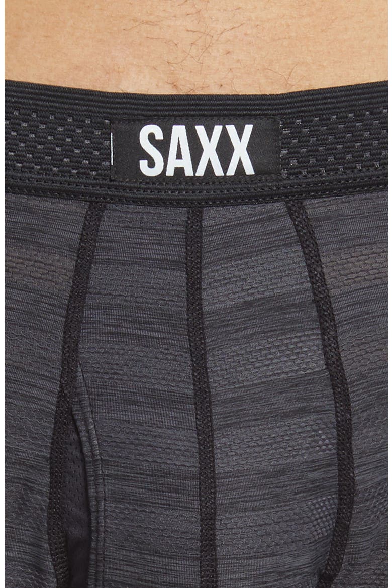DropTemp™ Cooling Mesh Relaxed Fit Boxer Briefs, Alternate, color, BLACK HEATHER