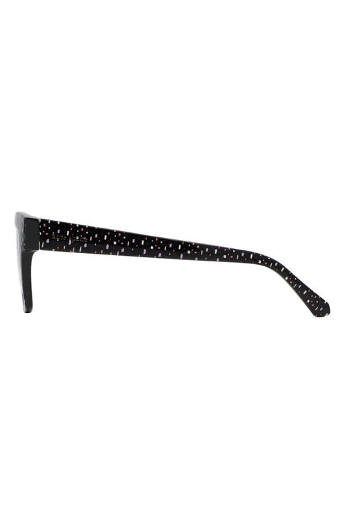 Kate Spade New York Myno 50mm Cat Eye Blue Light Blocking Reading Glasses In Black