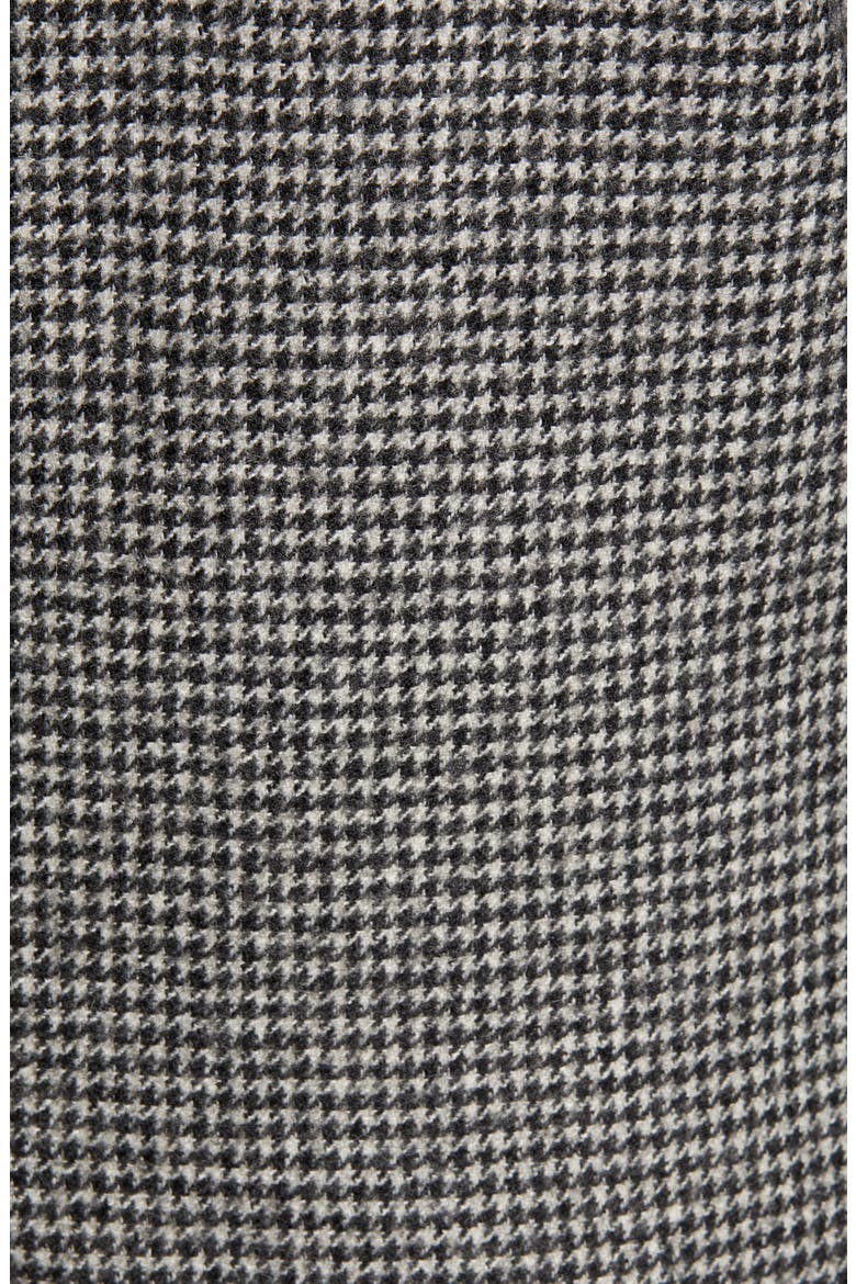 Astrid Puppytooth Check Double Breasted Wool Blend Blazer, Alternate, color, BLACK/ WHITE