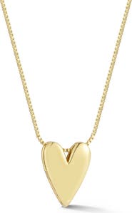 CHLOE AND MADISON Heart Pendant Necklace