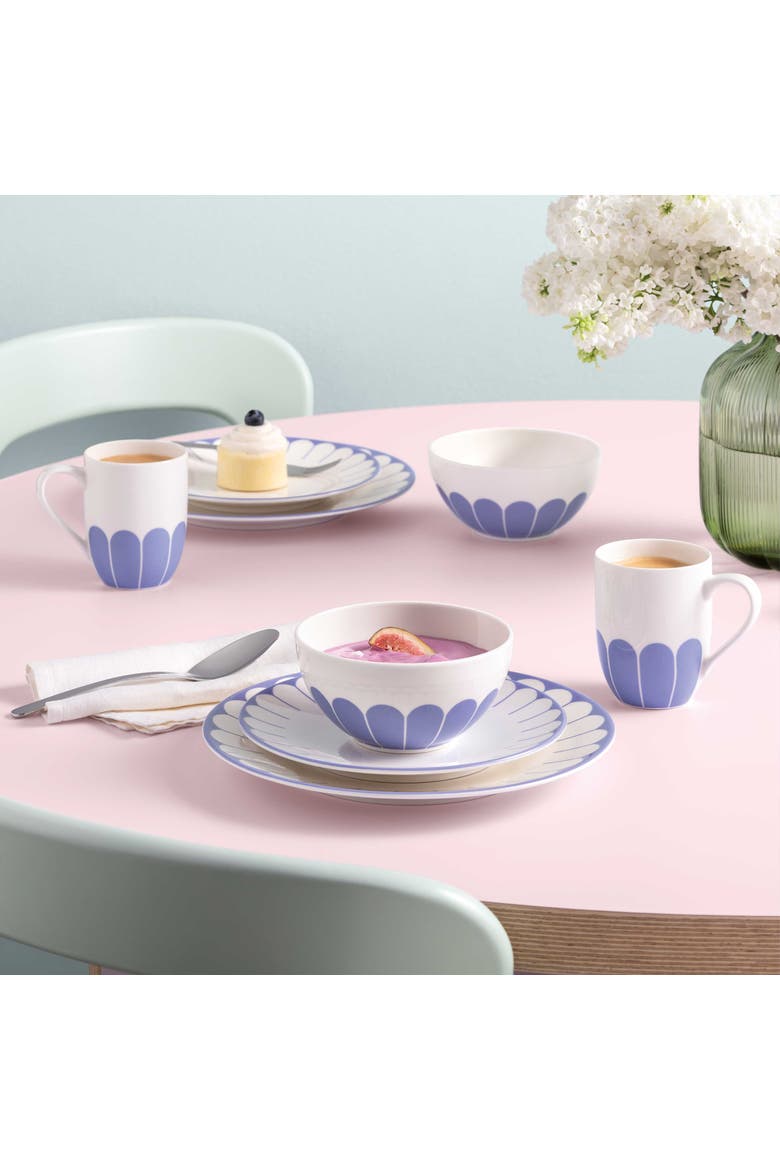 Fleur Soleil Salad Plate, Alternate, color, Blue