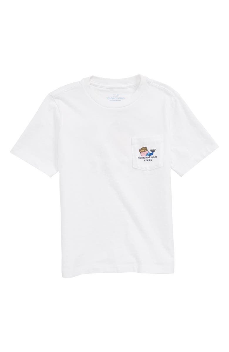 vineyard vines Texas Whale Pocket T-Shirt, Main, color,