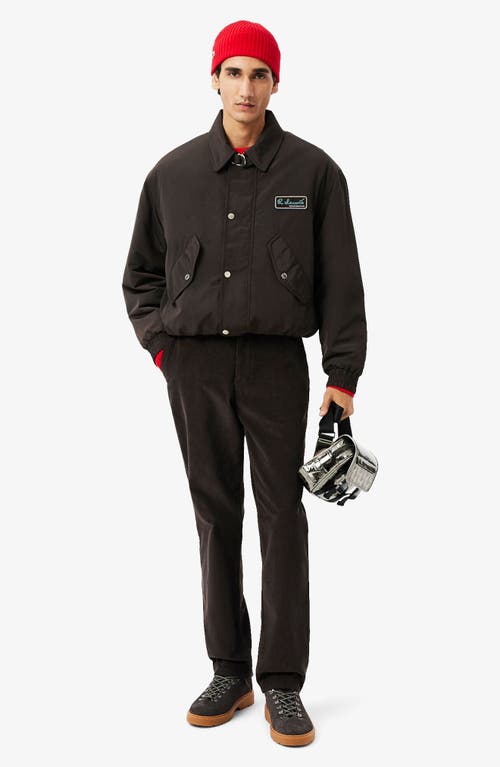 Lacoste Wool Cuff Beanie In Red