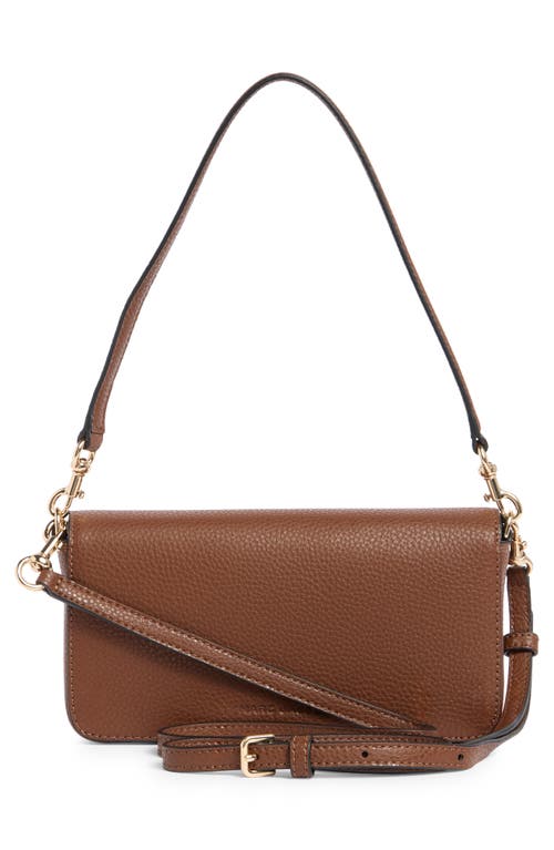 Marc Jacobs The Mini Leather Crossbody Bag In Brown