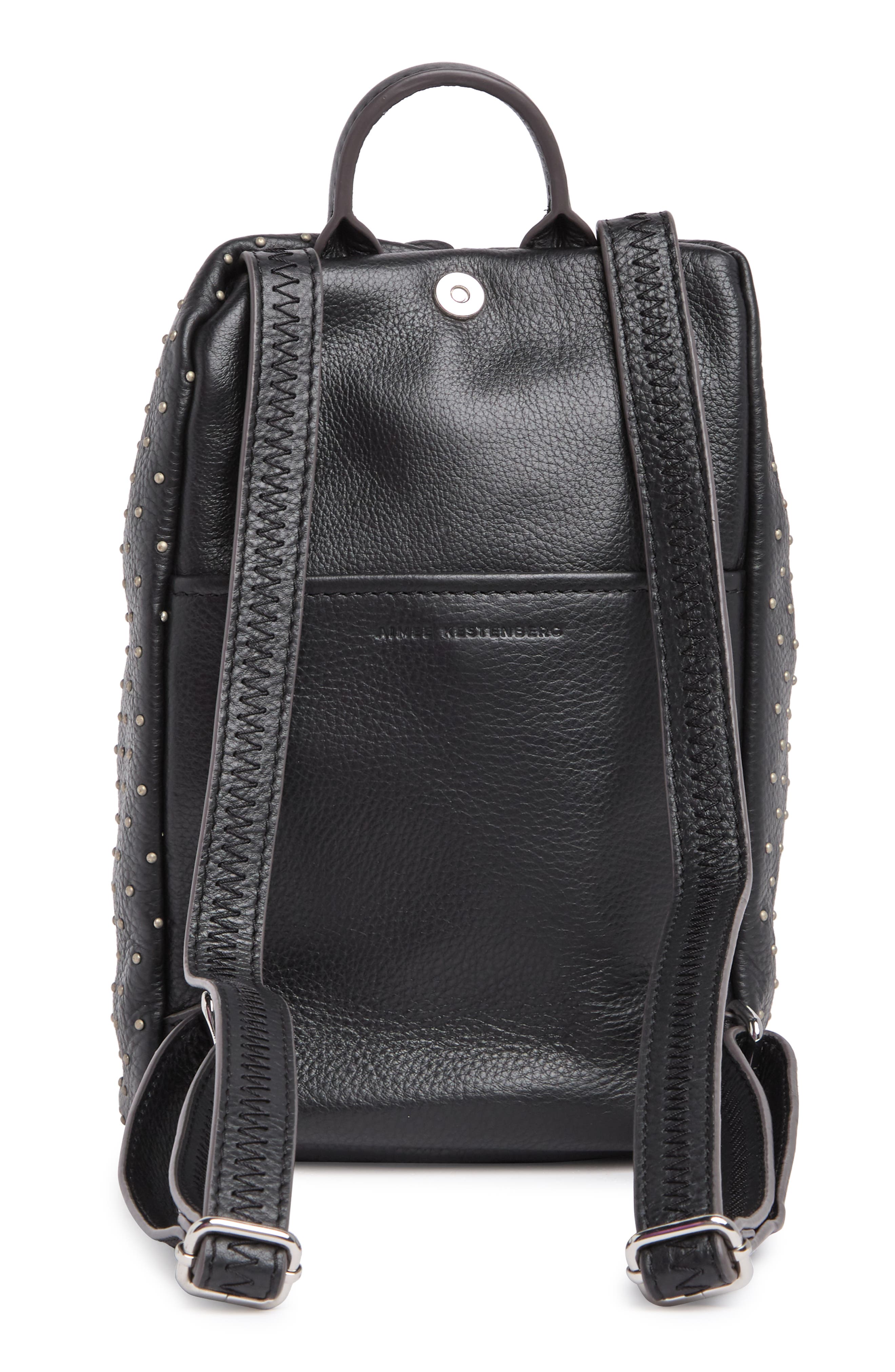 AIMEE Tamitha Novelty Leather & Genuine Calf Hair Mini Backpack, Alternate, color, 