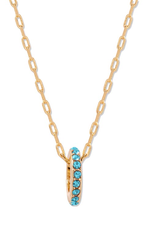 Gabby Birthstone Necklace