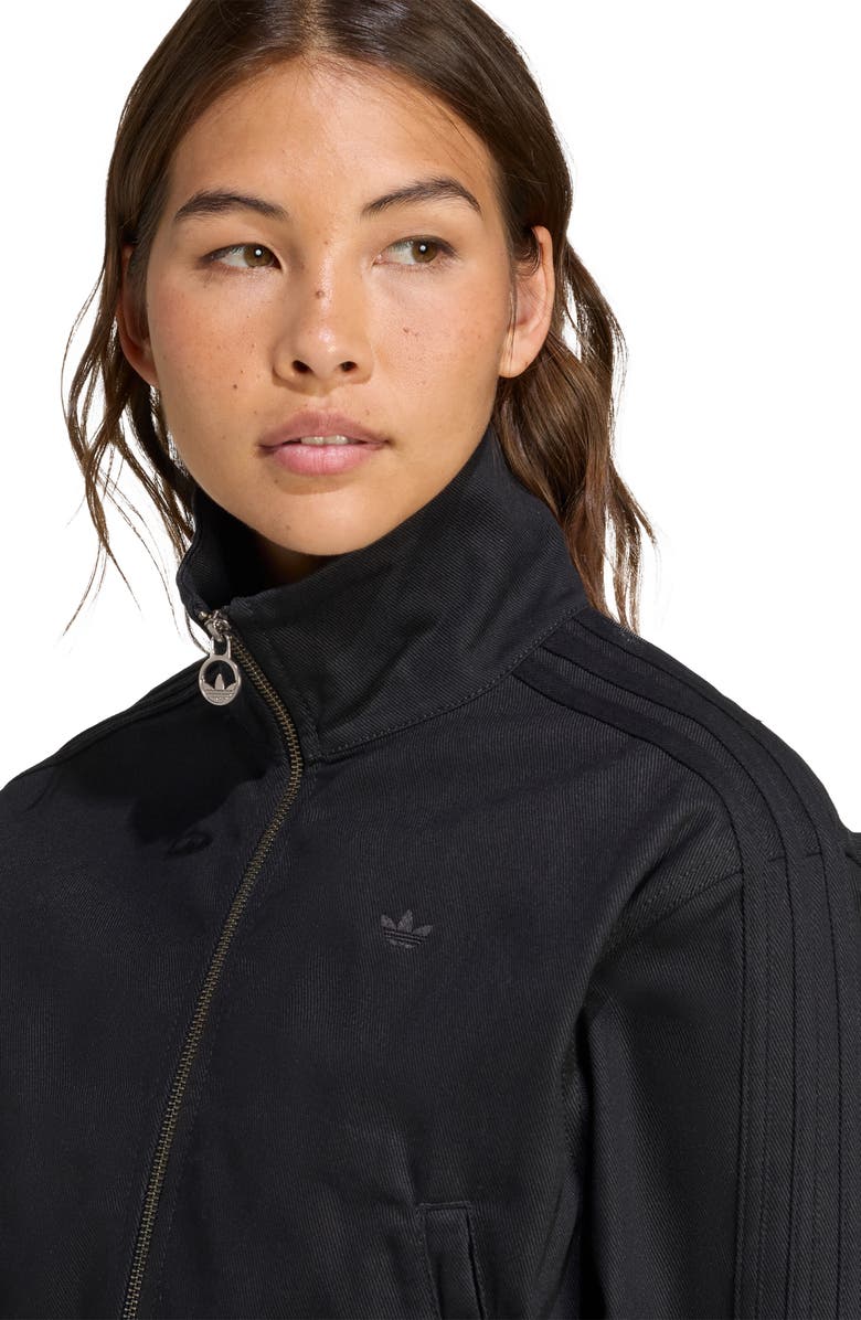 adidas Firebird Twill Track Top, Alternate, color, Black