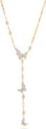 LANA 14K Gold Butterfly Y-Necklace