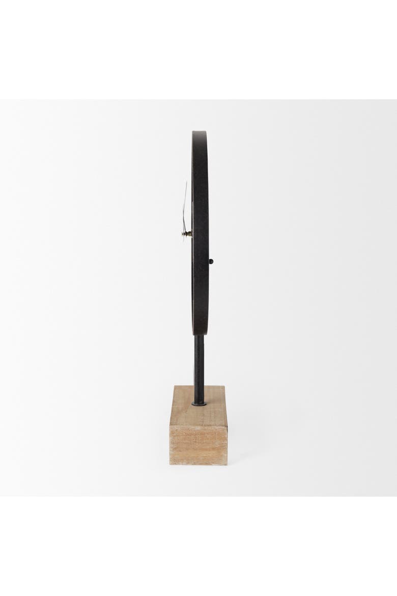 Vega II  7L x 7W Natural Wood Jack Object, Alternate, color, Brown