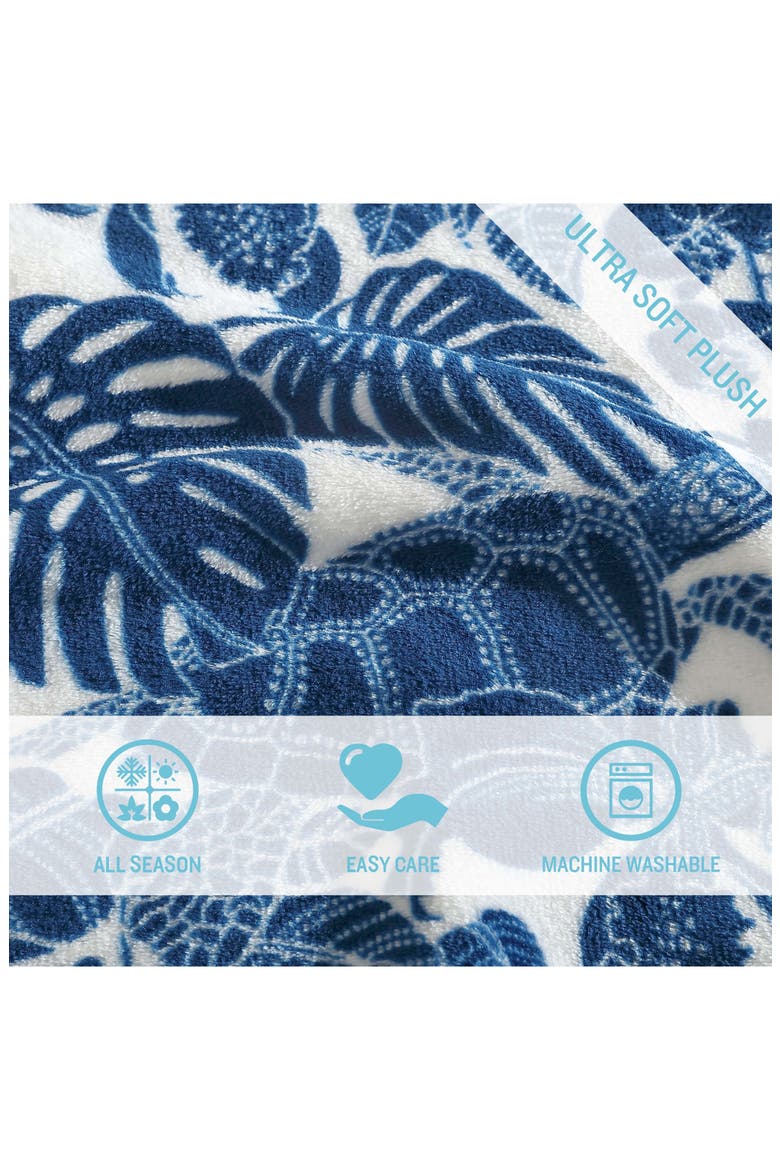 Turtle Bay Throw Blanket, Alternate, color, DARK BLUE