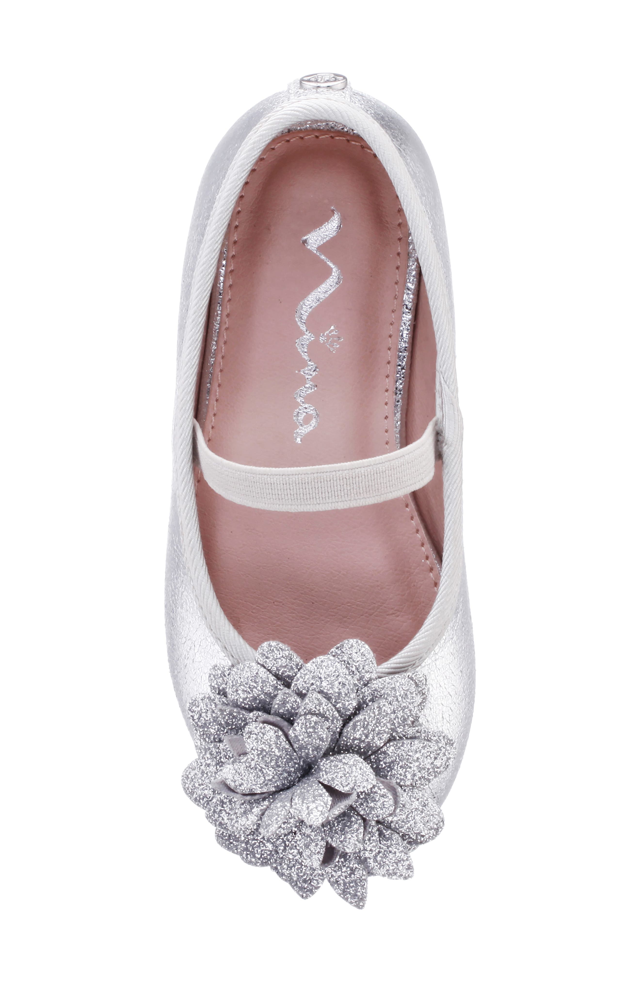 Jeanesse Metallic Ballet Flat, Alternate, color, SILVER METALLIC