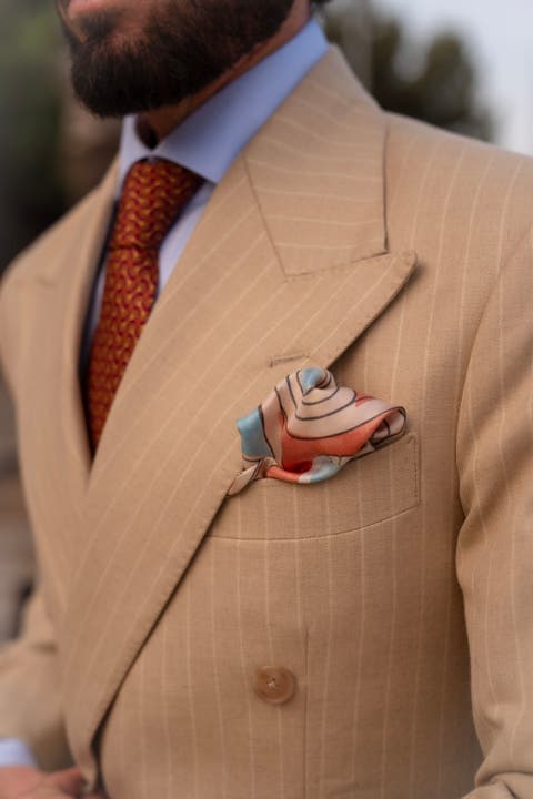 Prato - Silk Pocket Square for Men