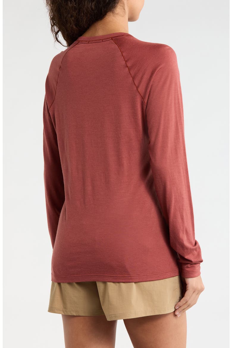 Classic All Season Merino Wool Base Layer Long Sleeve T-Shirt, Alternate, color, BURNT SIENNA