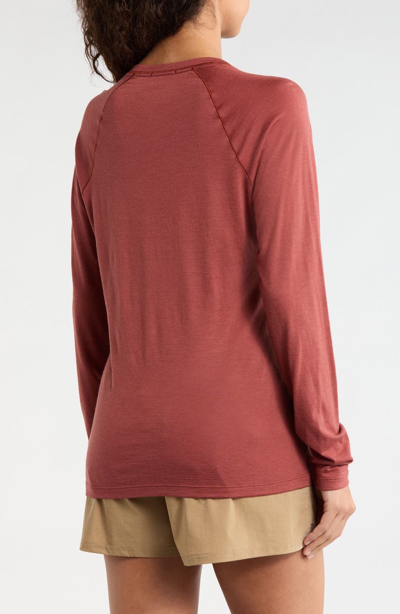 Smartwool Classic All Season Merino Wool Base Layer Long Sleeve T-Shirt, Alternate, color, Burnt Sienna