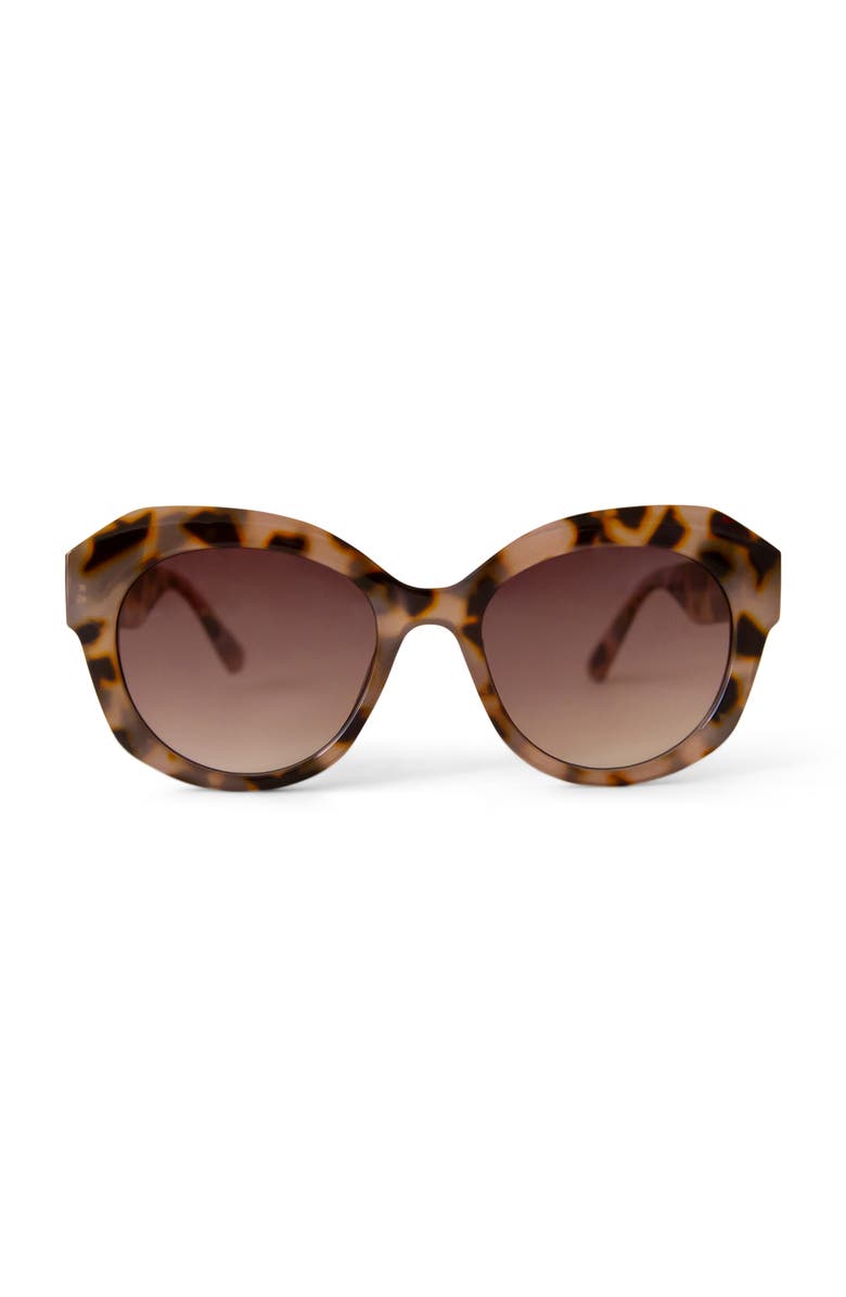 Sunshine Studios Donna Sunglasses, Main, color, Leopard
