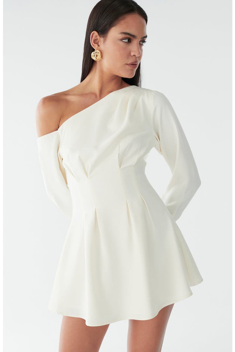 Dorothy Mini Dress, Alternate, color, Off White