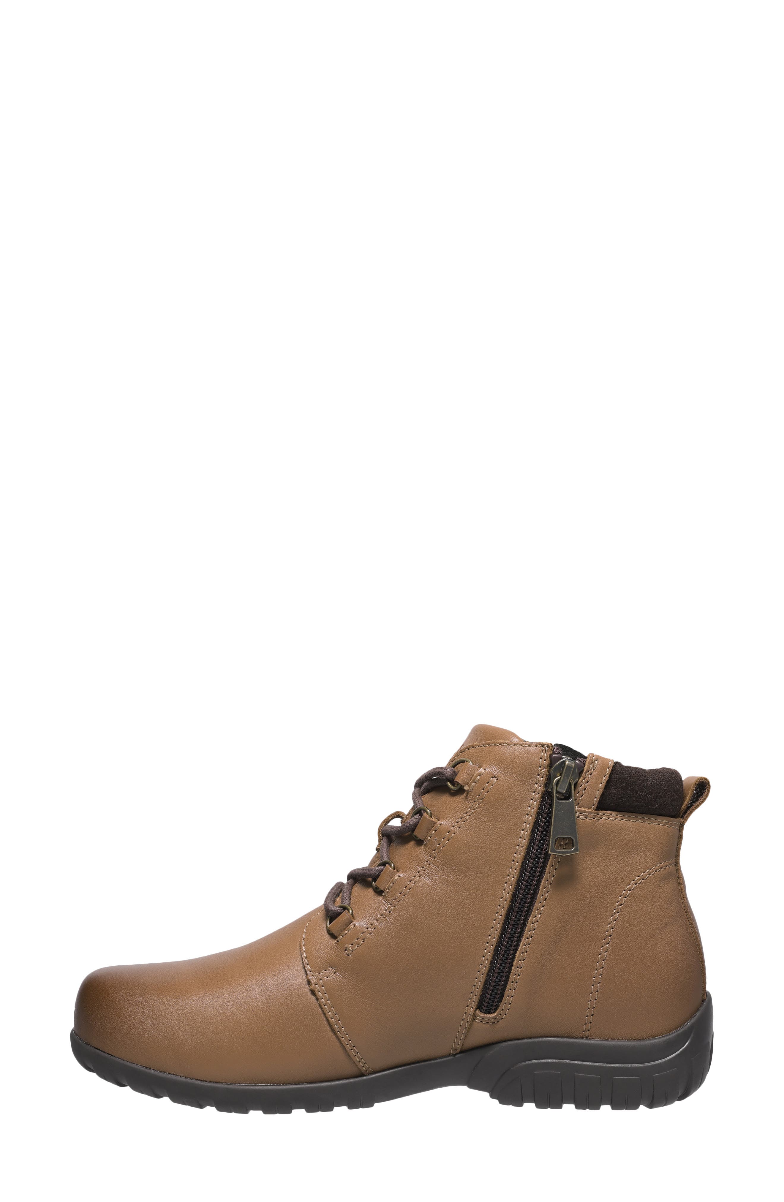 Delaney Water Resistant Bootie, Alternate, color, BROWN