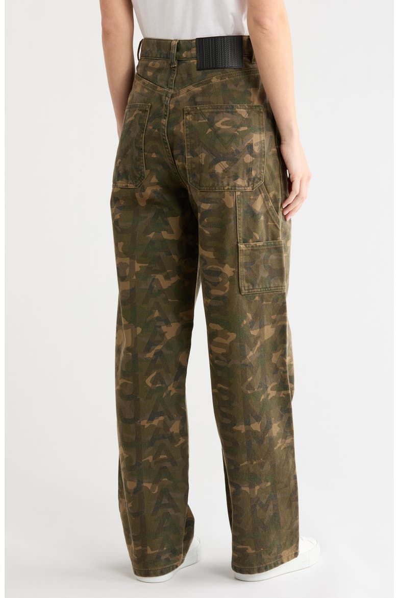 Logo Camo Print Oversize Jeans, Alternate, color, CAMO MULTI