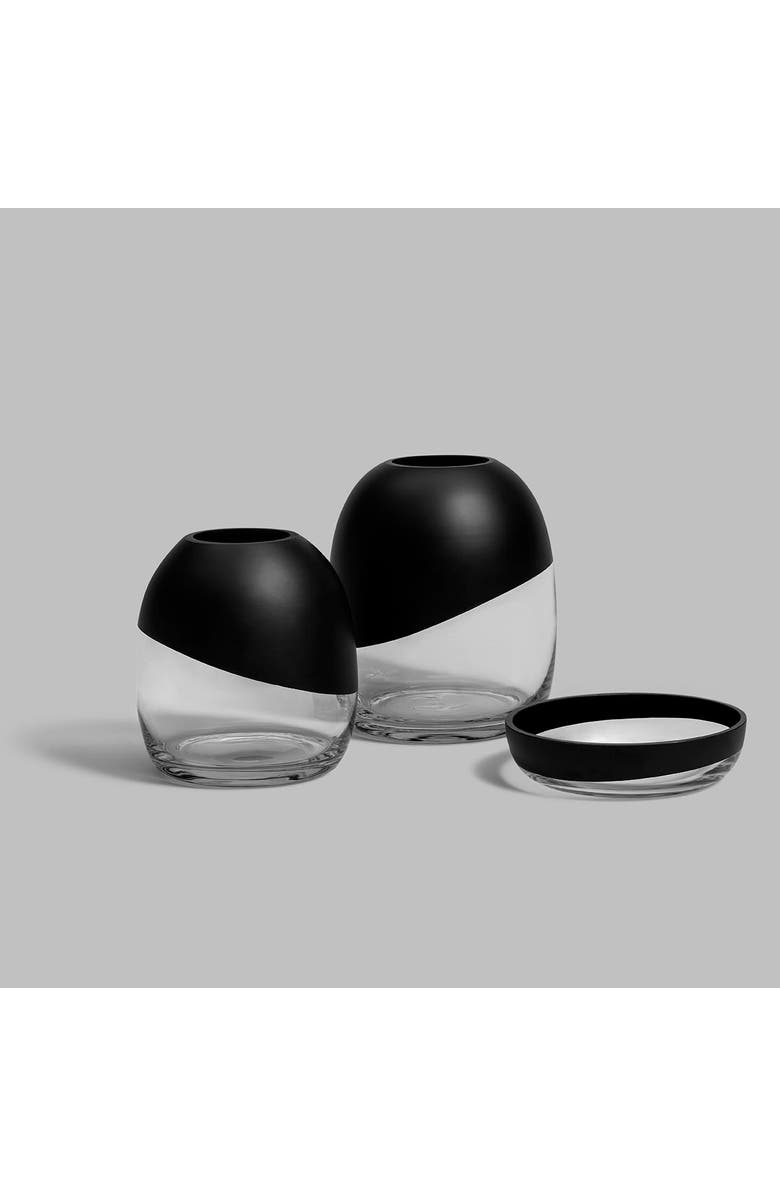 Togas Ayres Flower Vase, Main, color, Black