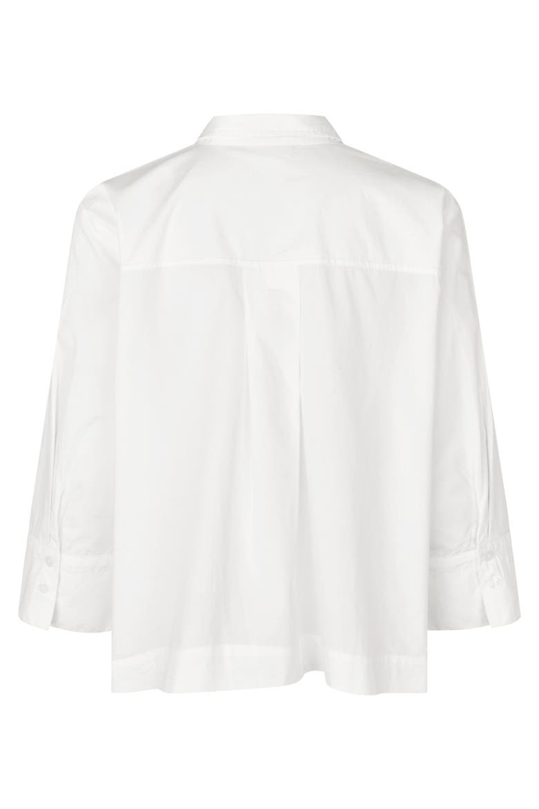 Maivesonna Embellished Poplin Shirt, Alternate, color, White