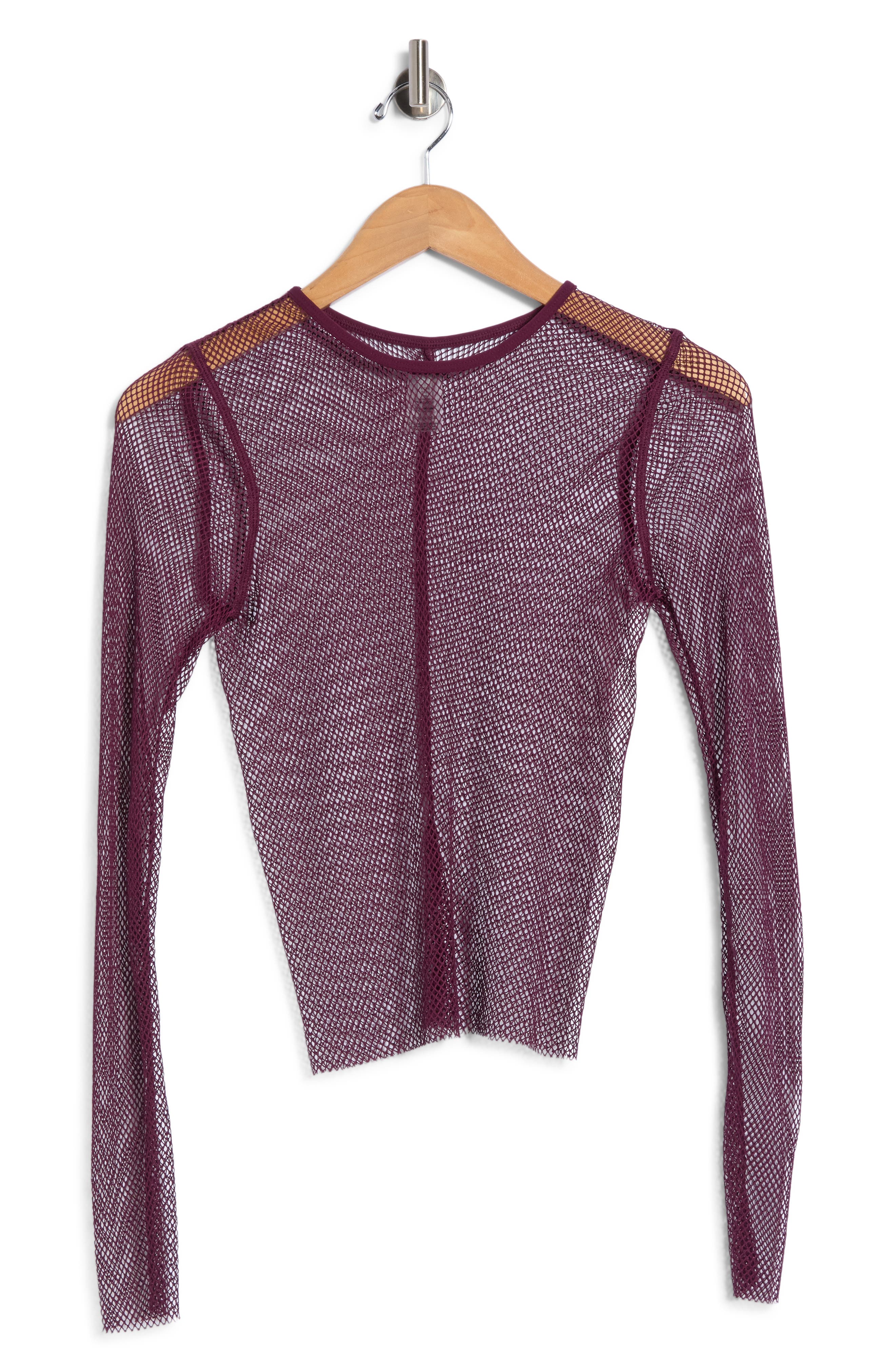 Zani Long Sleeve Mesh Top