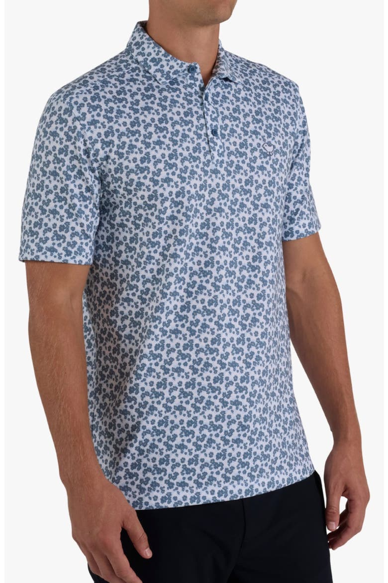 Evolution Performance Piqué Golf Polo, Alternate, color, GARDEN GALA - BLUE MIRAGE