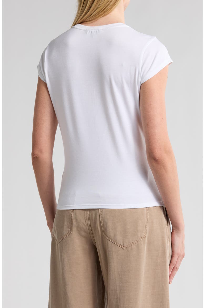 Emery Cap Sleeve T-Shirt, Alternate, color, WHITE