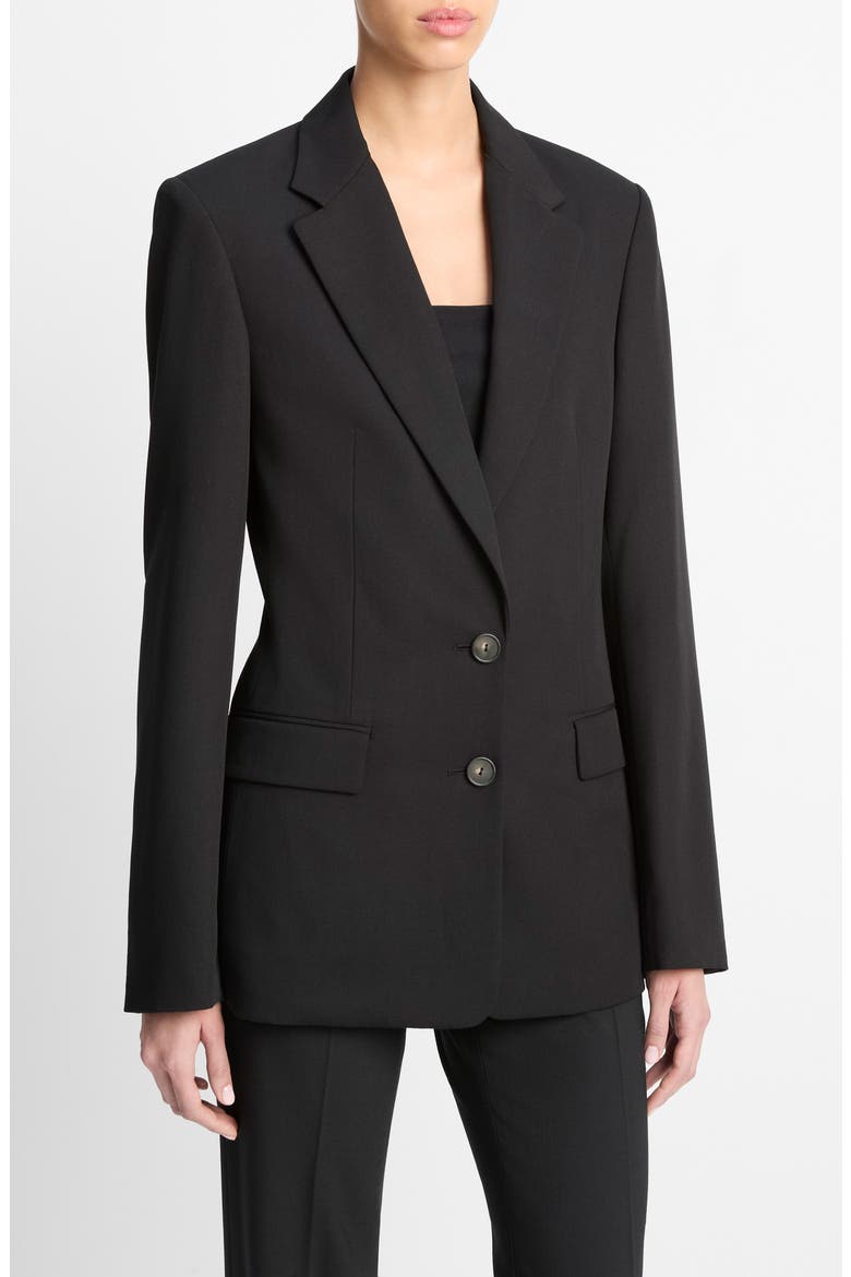 Oversize Blazer, Alternate, color, BLACK