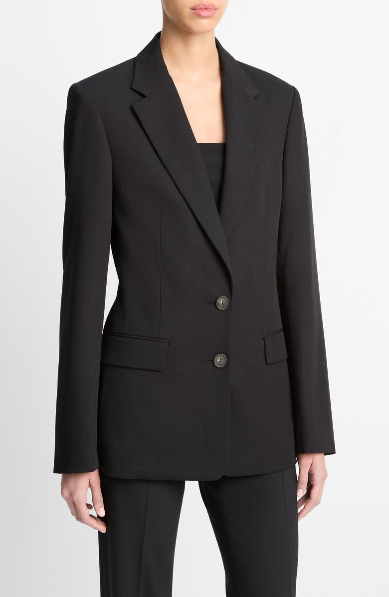Vince Oversize Blazer, Alternate, color, Black