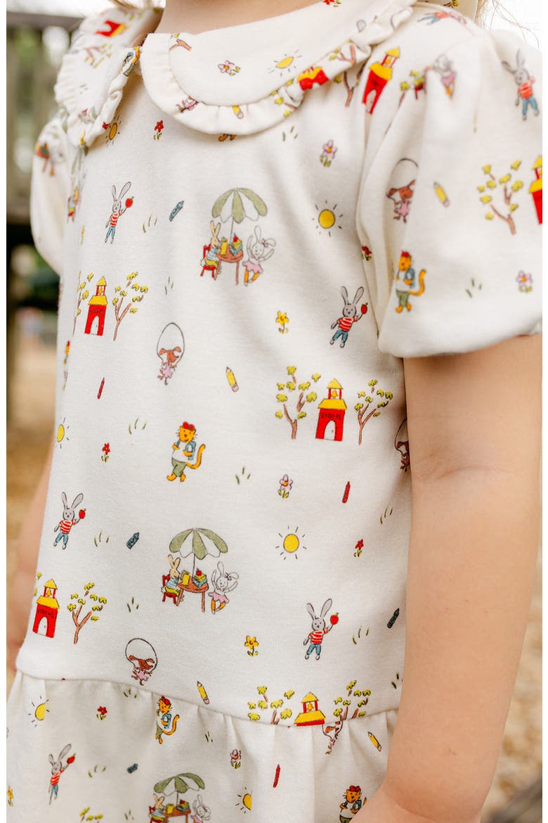 Lily Dress, Alternate, color, Schoolyard Print