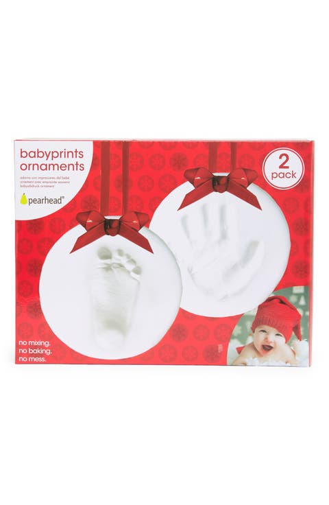 2-Pack Babyprint Ornaments