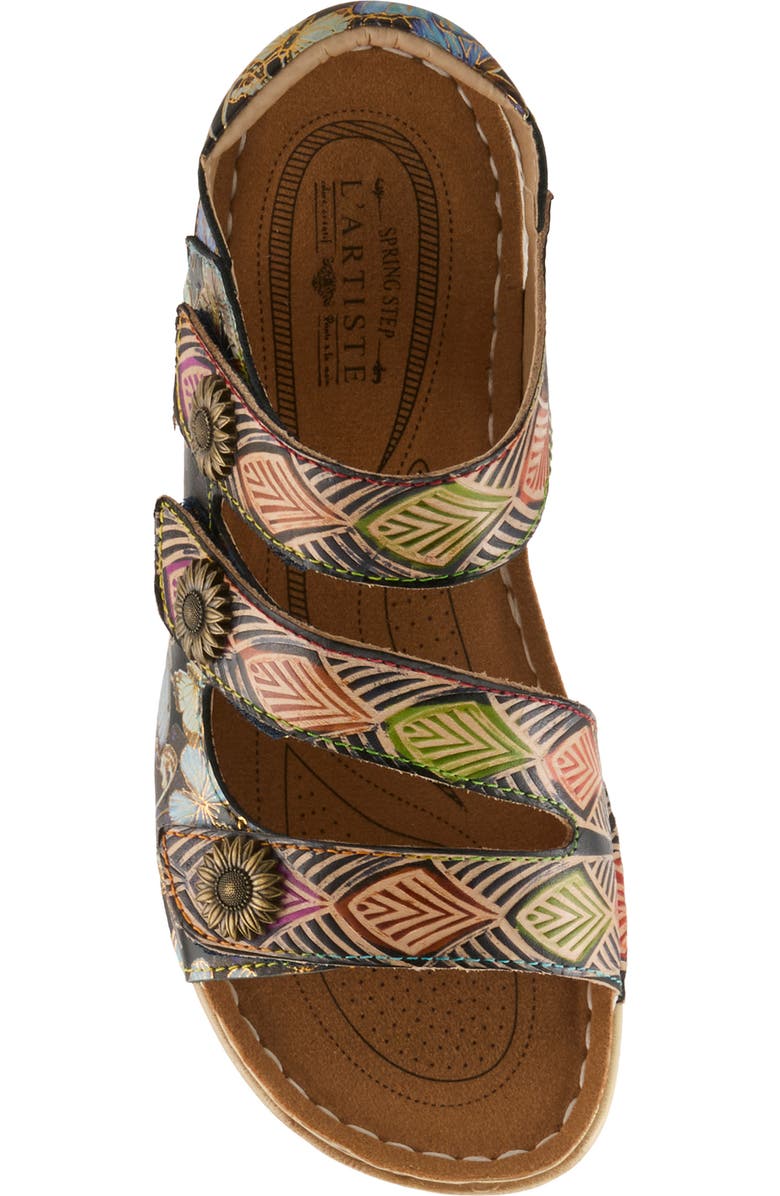 L'Artiste by Spring Step Versa Slingback Wedge Sandal, Alternate, color,