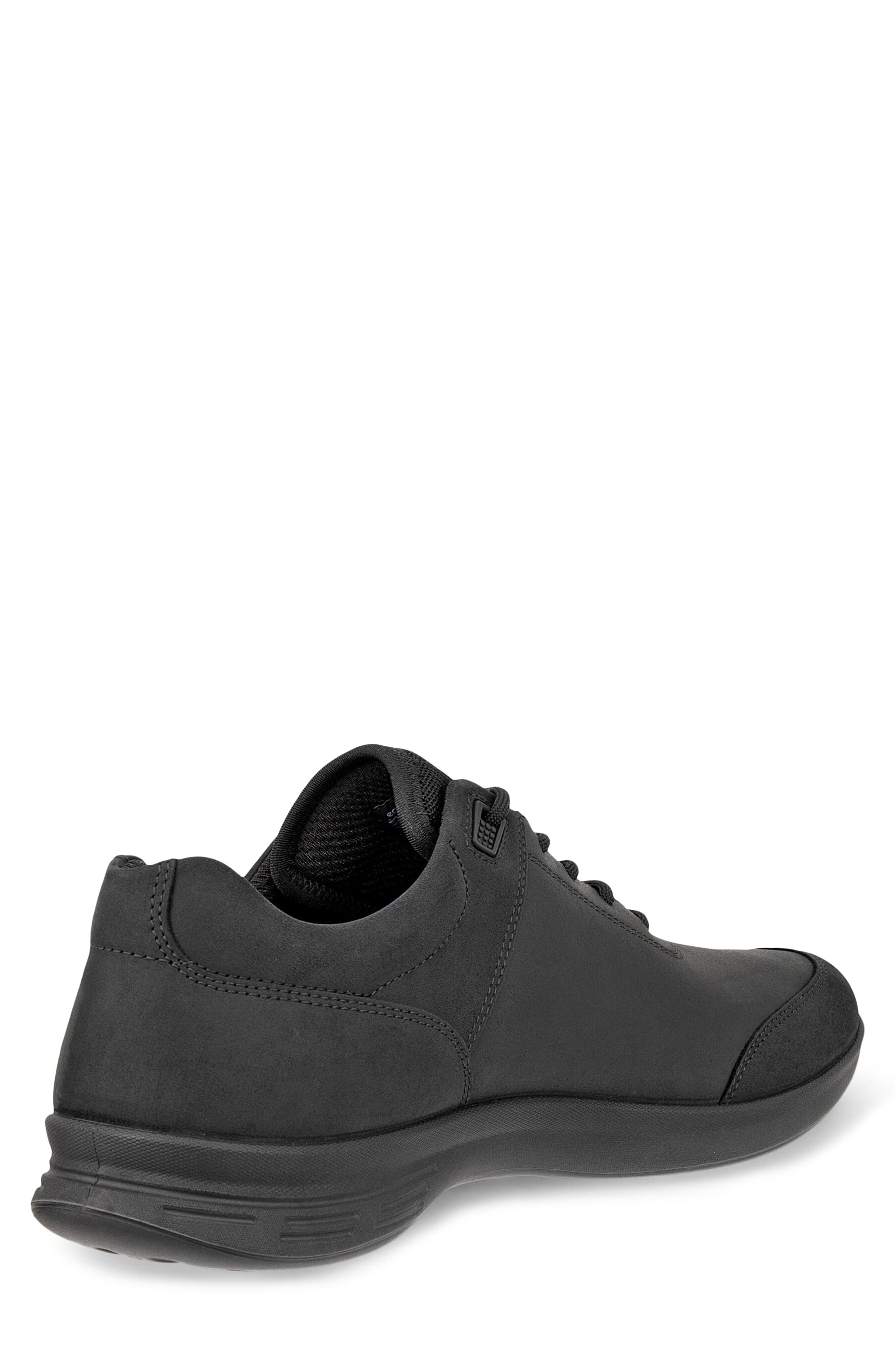 ECCO Exceed Water Resistant Lace-Up Oxford, Alternate, color, Black