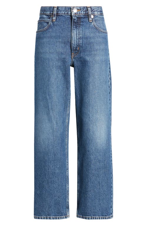 Frame The Hang High Waist Ankle Straight Leg Jeans In Homer