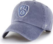 '47 Men's '47 Navy Milwaukee Brewers Pigment Clean Up Adjustable Hat