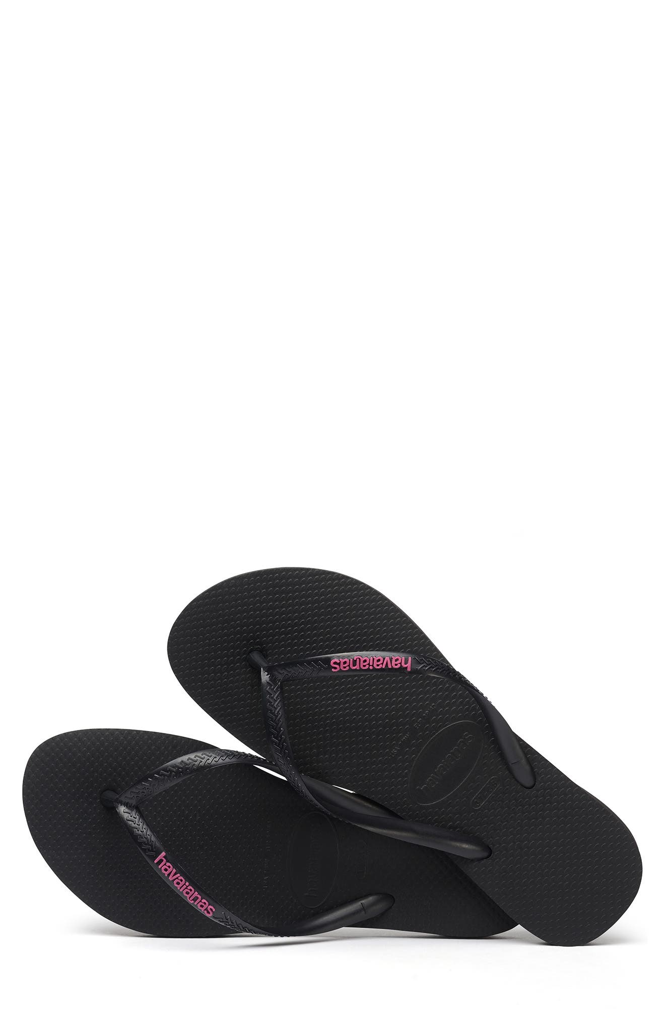 Havaianas Slim Logo Flip Flop, Alternate, color, 