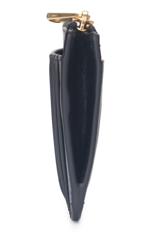 Vince Leather Card Case In Black