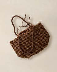 Haven Well Within Wooden Beaded Bag