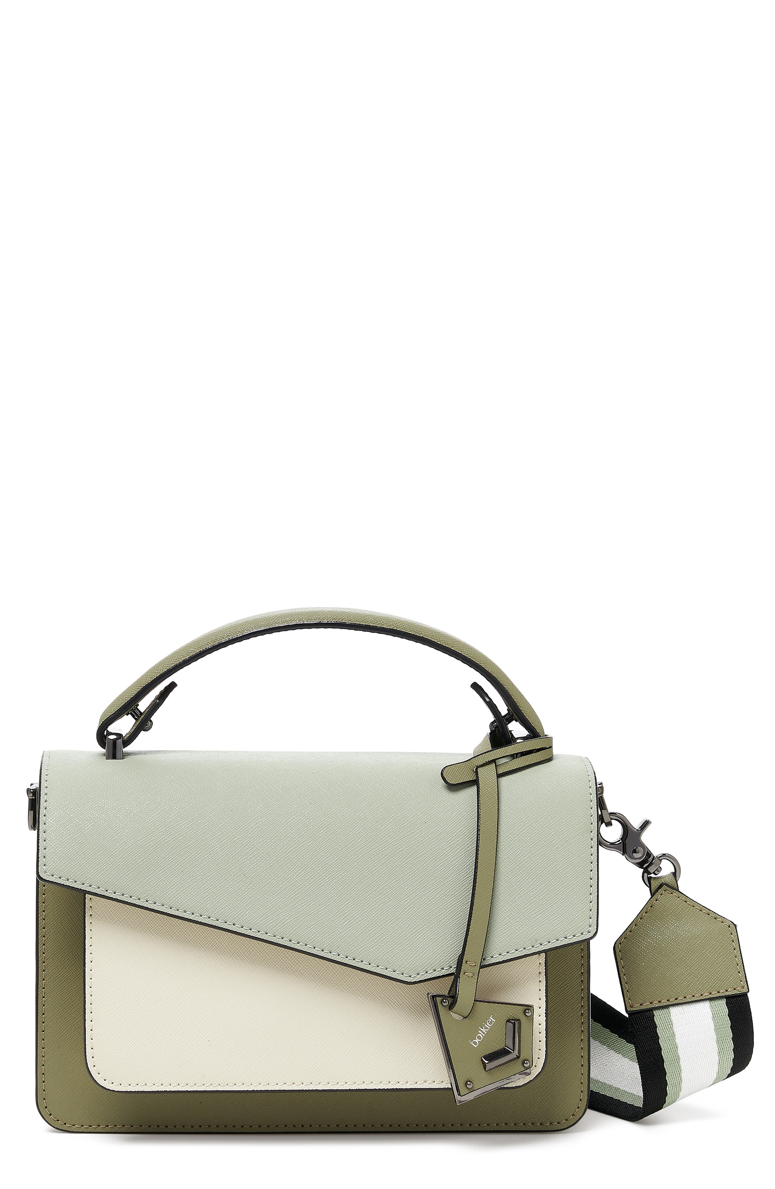 Botkier Cobble Hill Colorblock Leather Crossbody Bag, Main, color, 