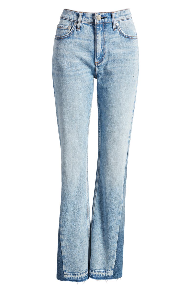 rag & bone Peyton Sliced Mid Rise Bootcut Jeans, Alternate, color, 
