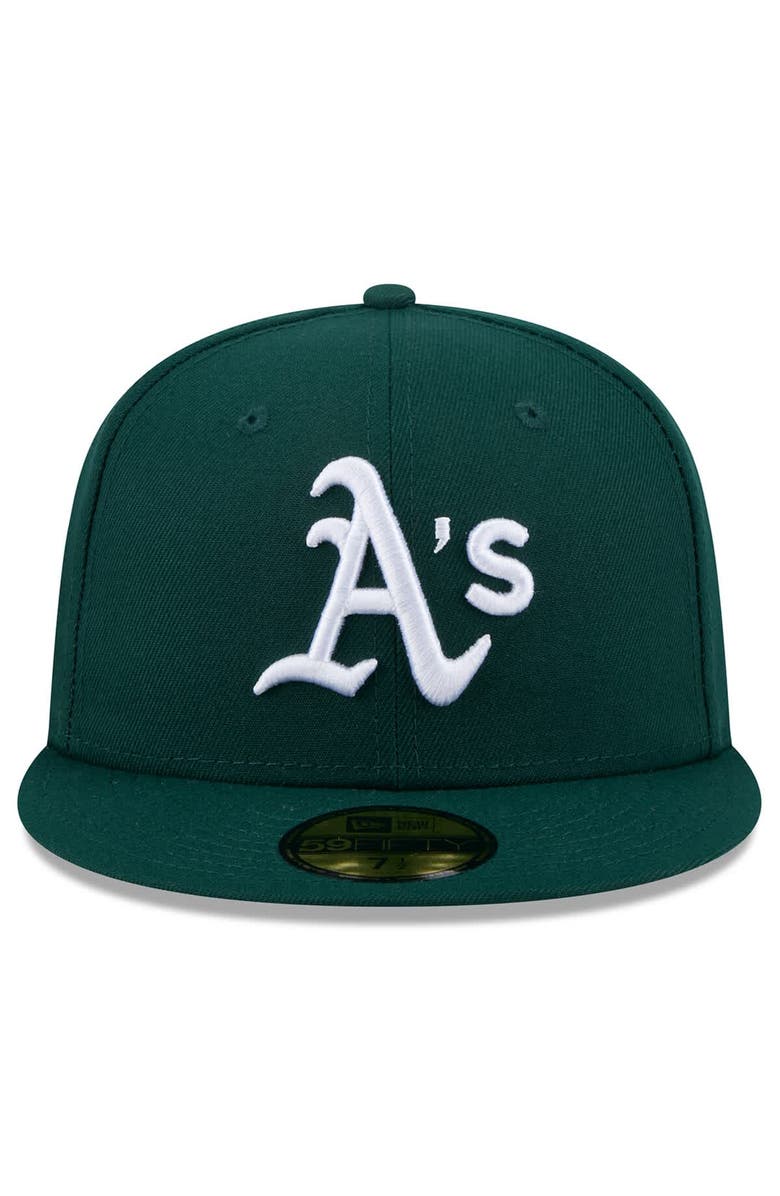 New Era Men's New Era Green Athletics 2025 Jackie Robinson Day 59FIFTY Fitted Hat, Alternate, color,