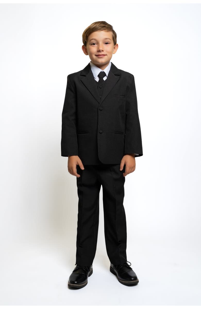 Peanut Butter Collection Kids' Joey 5-Piece Suit, Main, color, Black