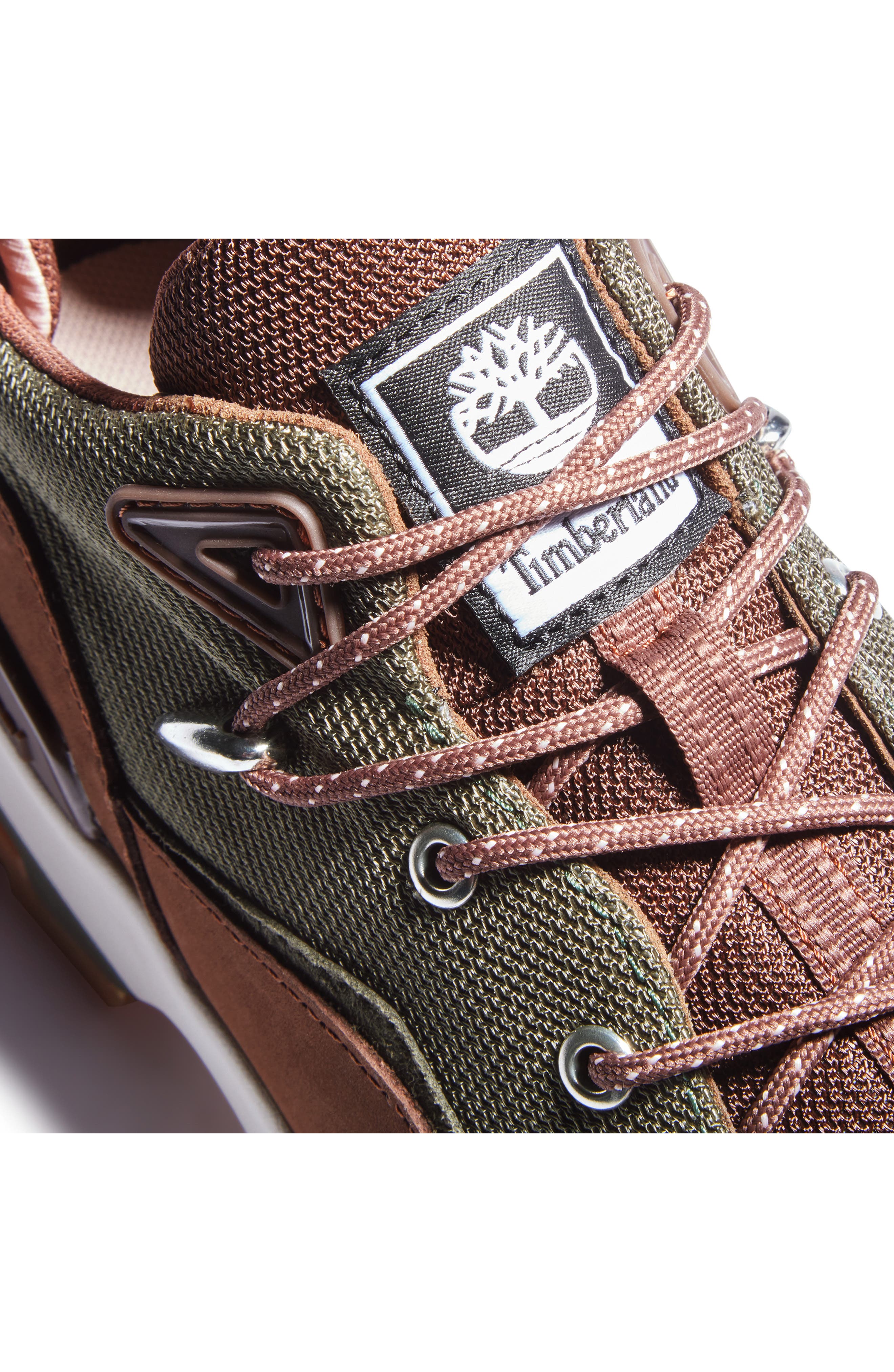 Euro Swift Low Hiking Boot, Alternate, color, DK BRN MESH W BROWN