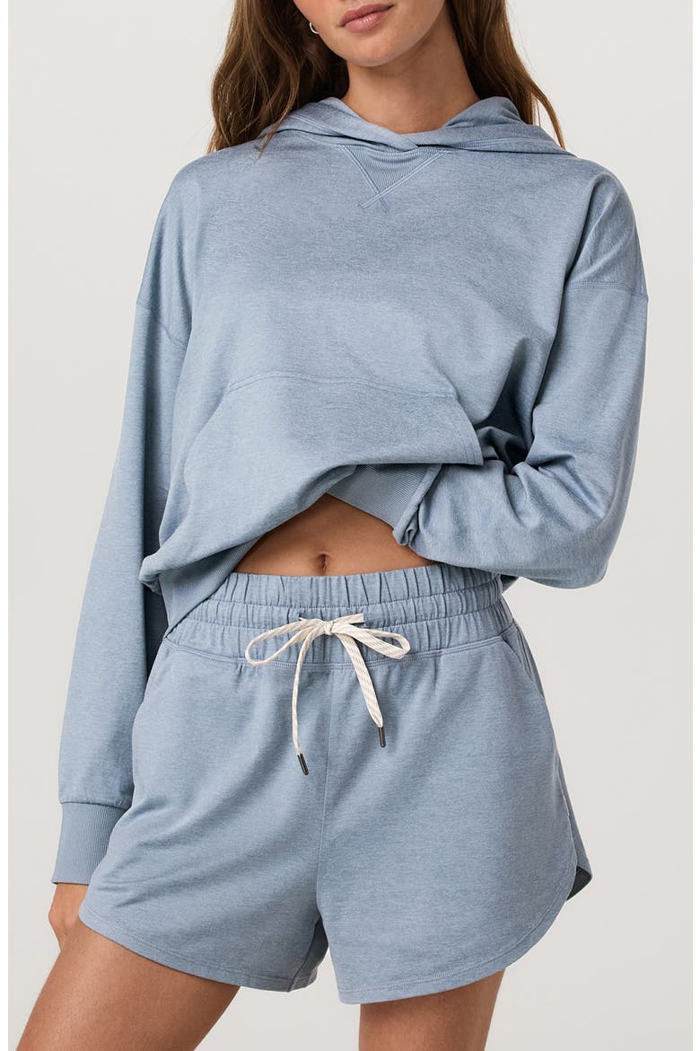 Halo Modern Relaxed Hoodie, Alternate, color, SEA GLASS HEATHER