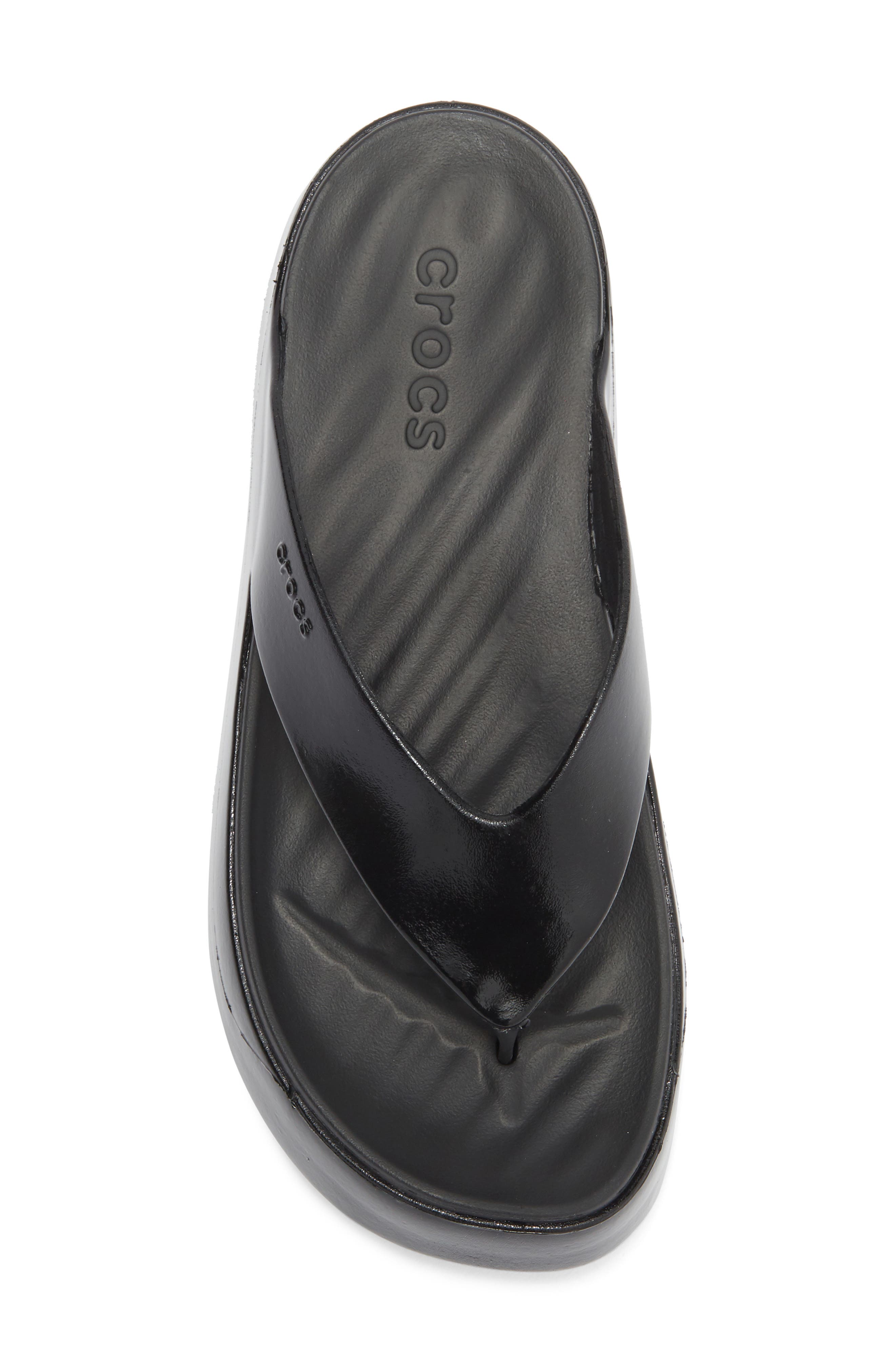 CROCS Getaway Platform Flip Flop, Alternate, color, Black