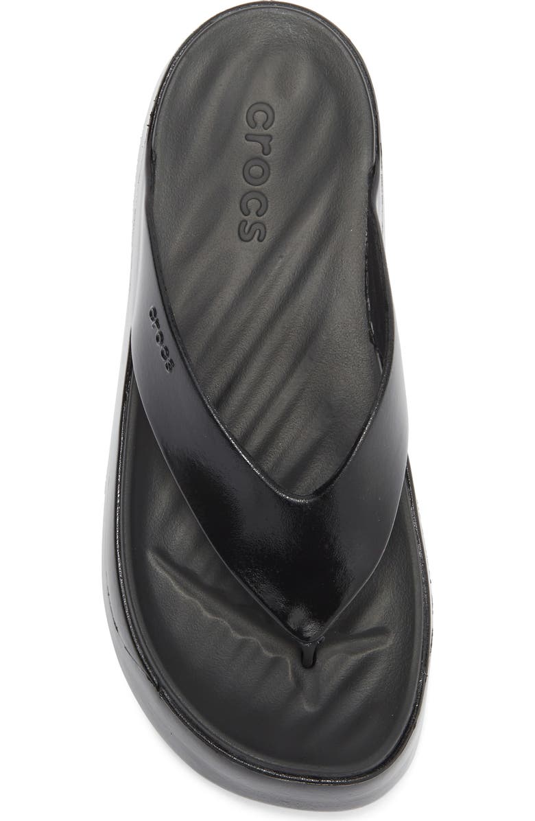 CROCS Getaway Platform Flip Flop, Alternate, color, Black